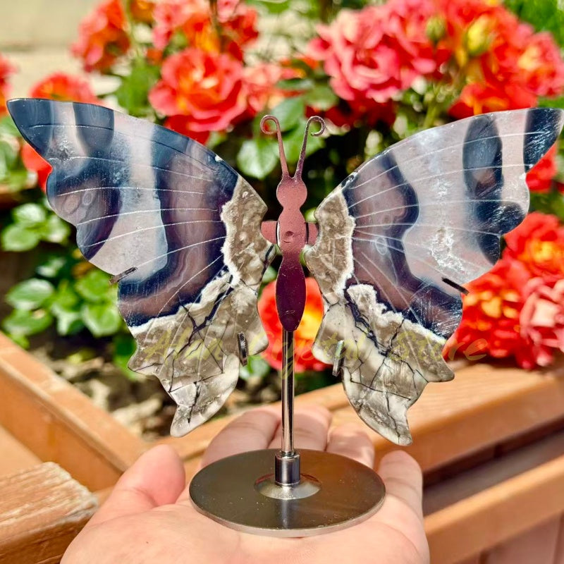 Volcano Agate Butterfly Wings