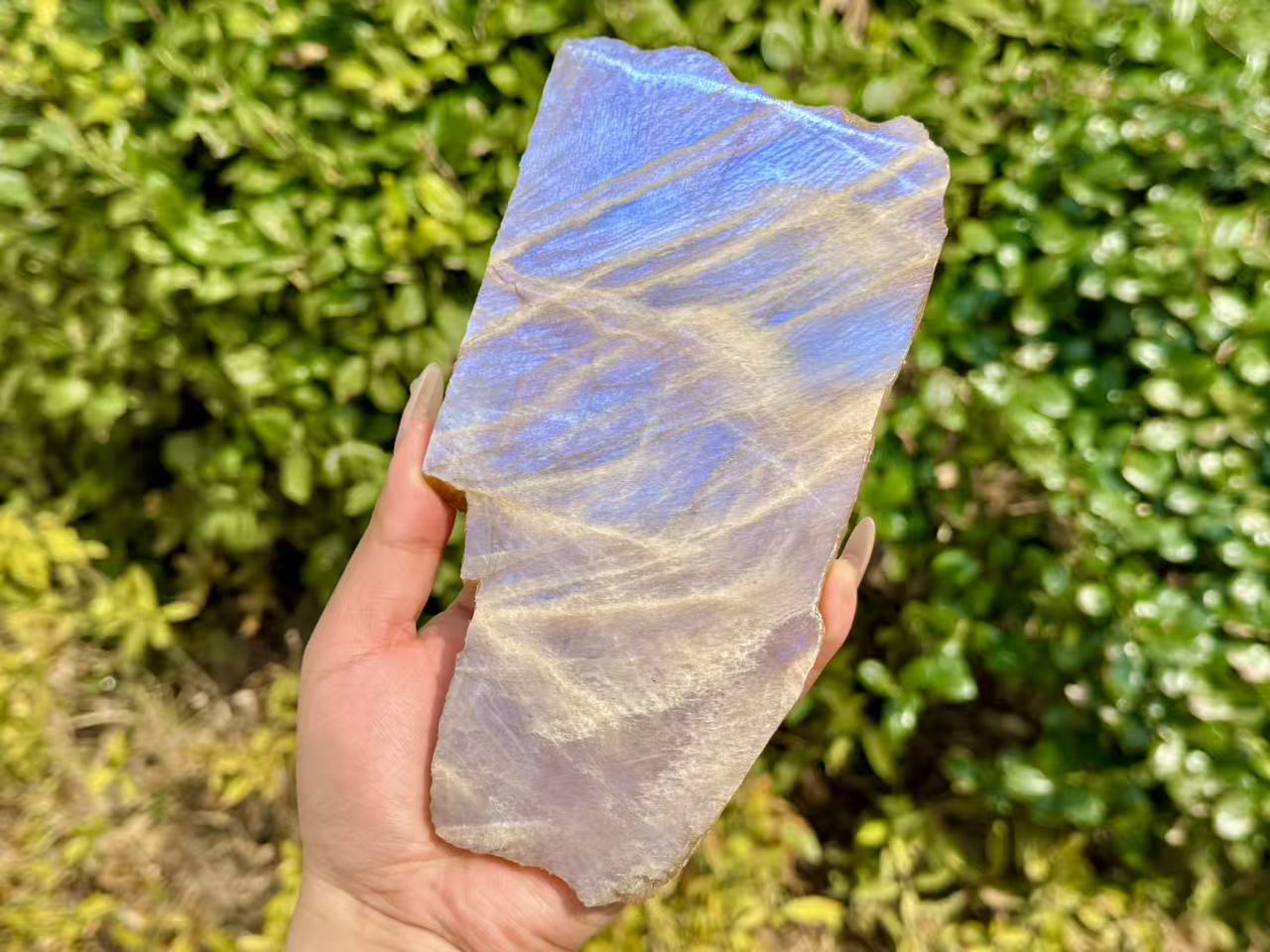 Natural Moon Stone Slice,High Quality Moon Stone