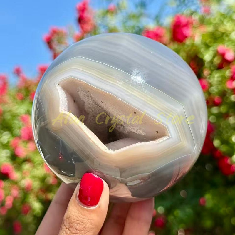 Druzy Agate Big Sphere