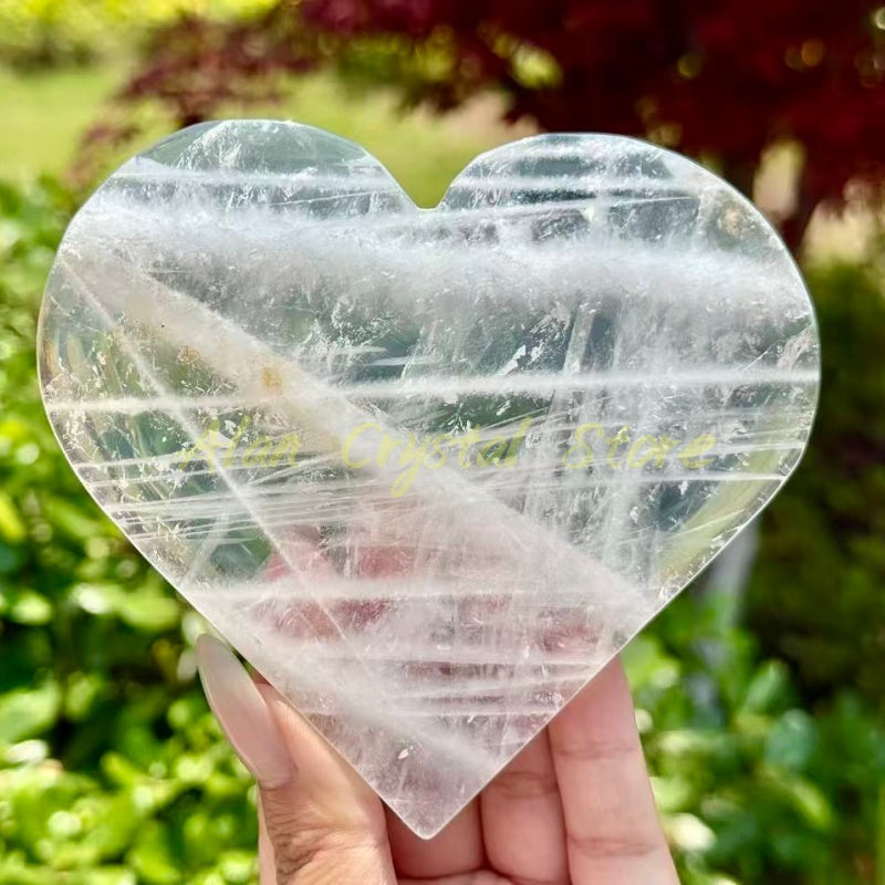 Clear Quartz Big Heart