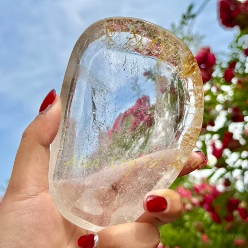 Clear Quartz Free Form Bowl