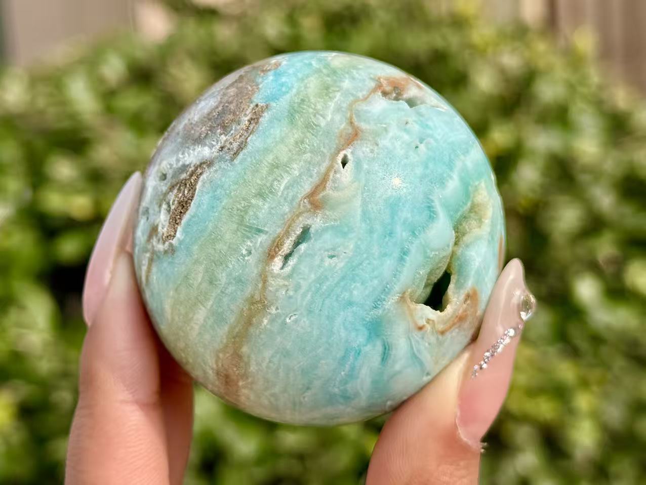 5CM+ Natural Hemimorphite Sphere,Hand Carved Sphere,Quartz Crystal,High Quality Ball,Home Decor,Energy Crystal ball,Crystal Gifts 1PC
