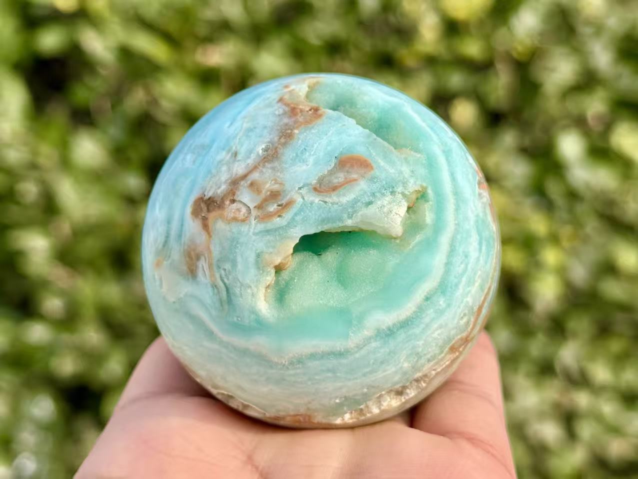 5CM+ Natural Hemimorphite Sphere,Hand Carved Sphere,Quartz Crystal,High Quality Ball,Home Decor,Energy Crystal ball,Crystal Gifts 1PC