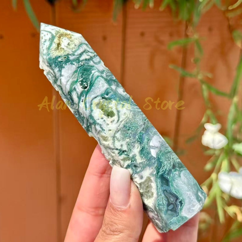 Moss Agate Points