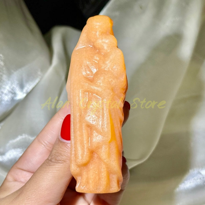 Natural Sun Stone Virgin Mary 1PC