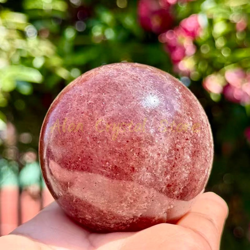 Strawberry Quartz Sphere