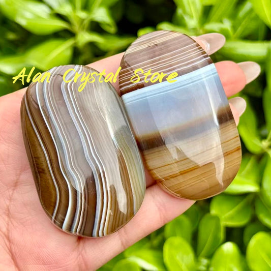 Brown Sardonyx Palm Stone