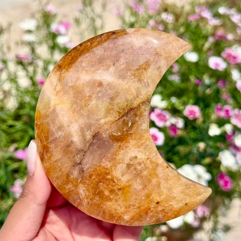 Golden Healer Big Moon Carving