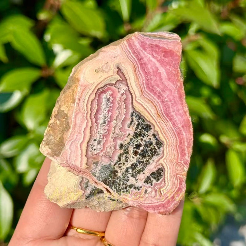 Rhodochrosite Slice