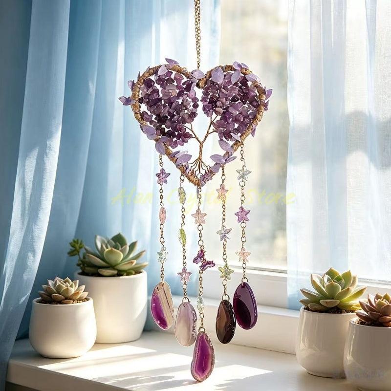 Healing Crystal Dream Catche Decoration