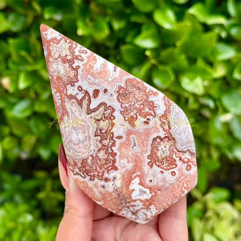 Pink Mexican Agate Torch.