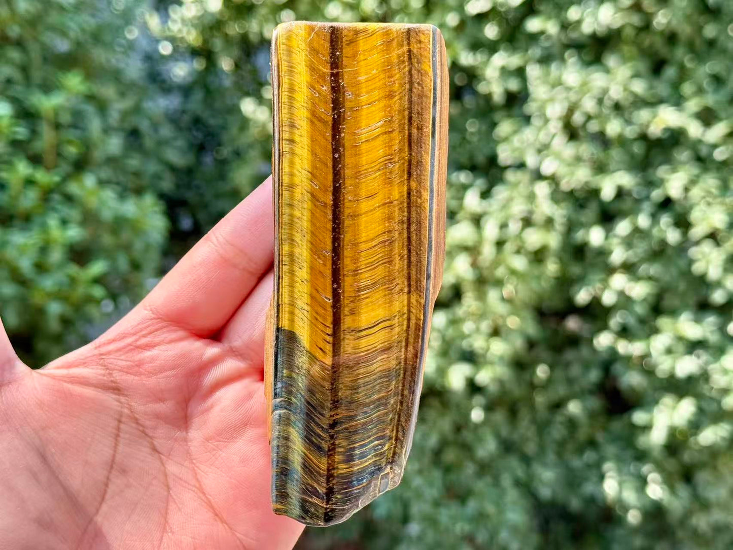 Natural Yellow Blue Tiger Eye Stone Slice,High Quality Tiger Eye Stone Slice.