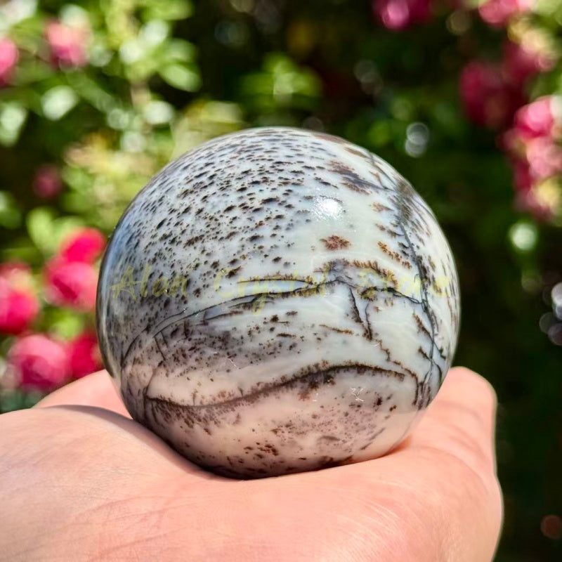 Dendritic Jasper Sphere