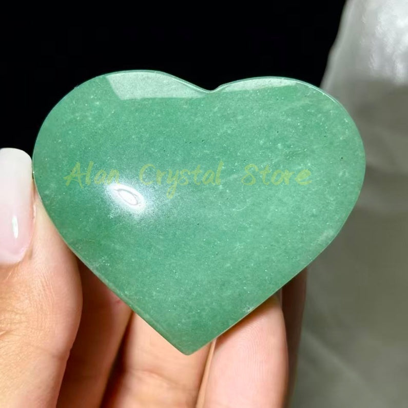 Green Aventurine Heart