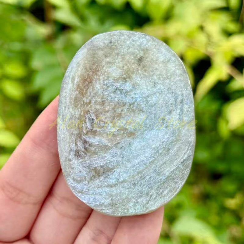 Natural Golden Mica Palm Stone.