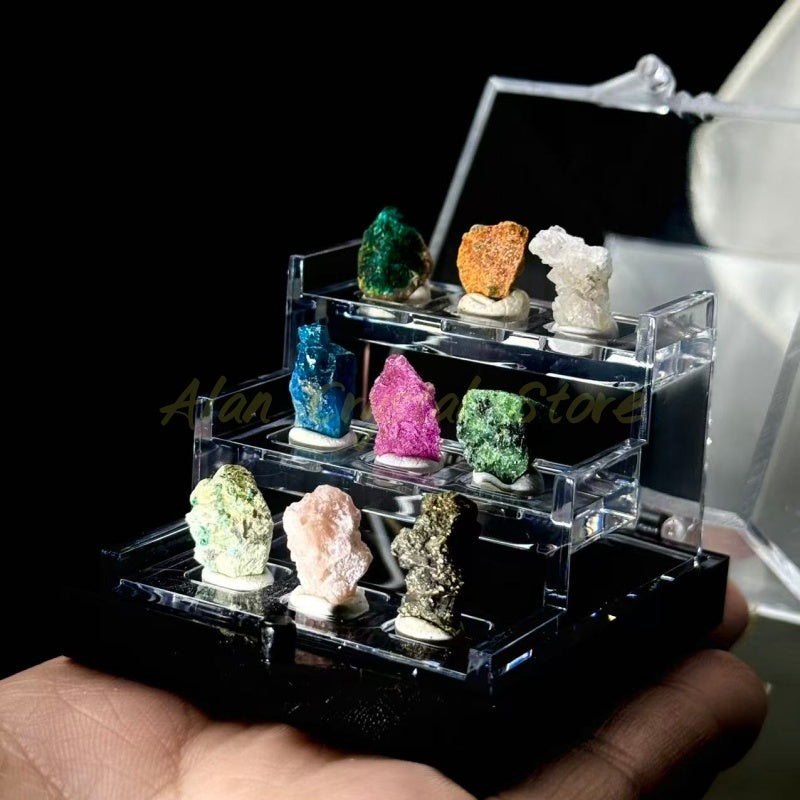 Natural Mixed High Quality Crystal Specimen Box