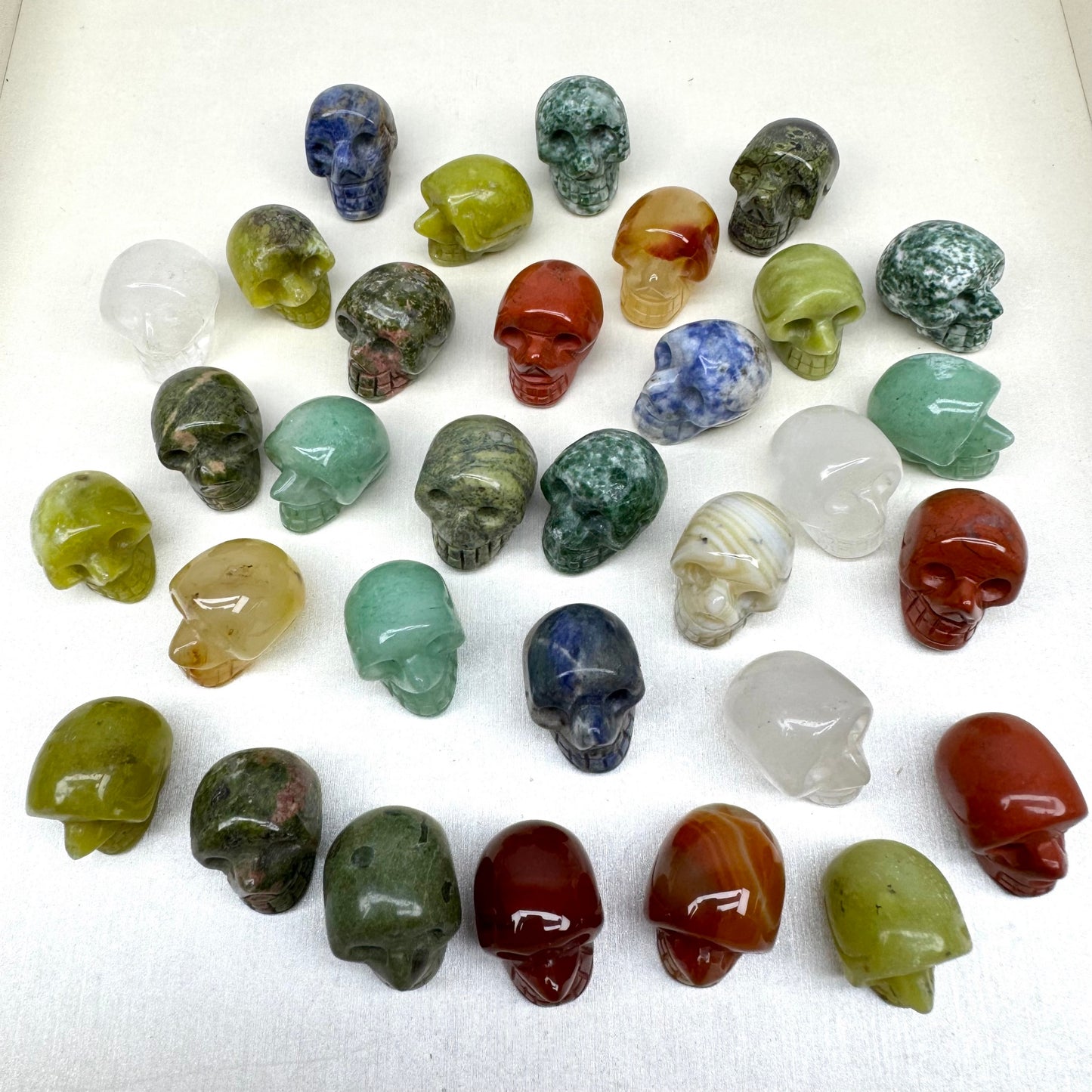 3cm Mixed Crystal Skulls