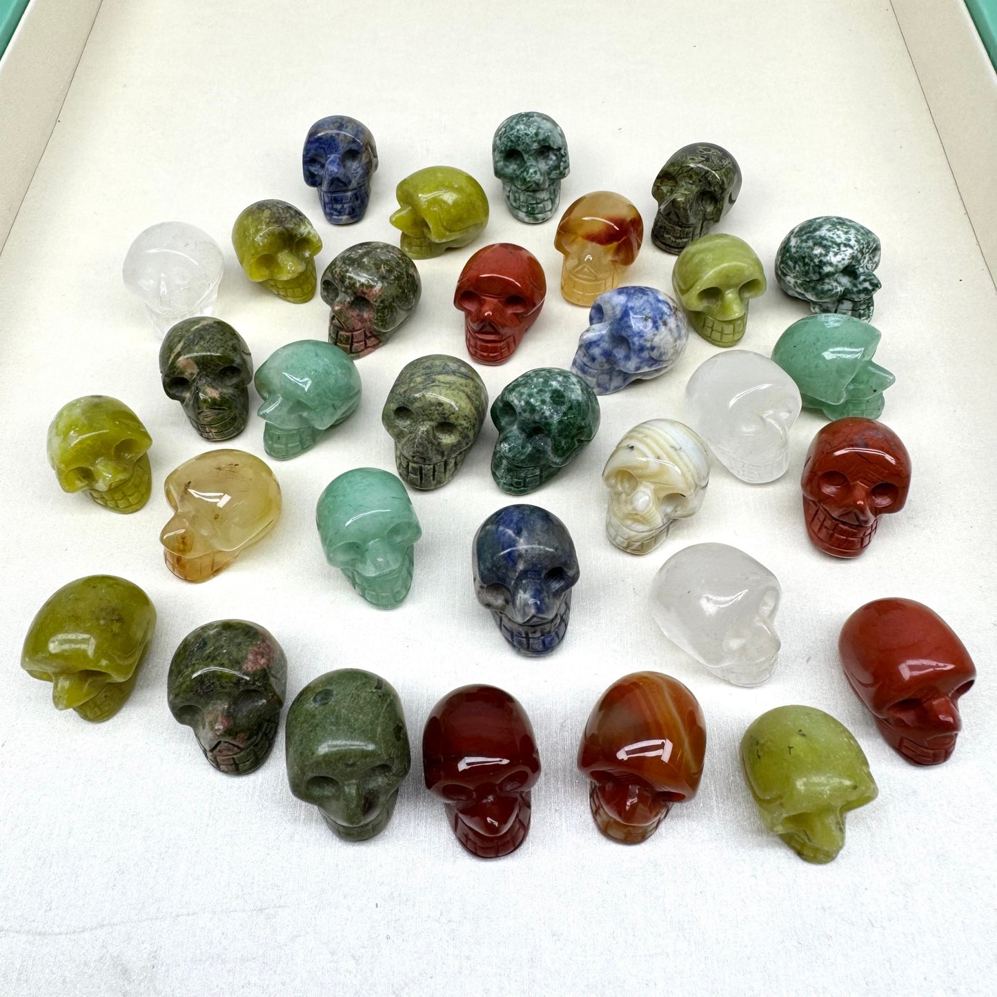3cm Mixed Crystal Skulls