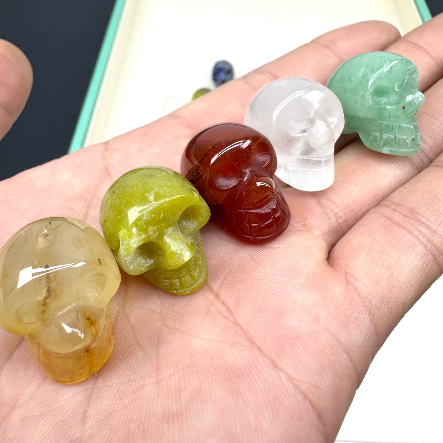 3cm Mixed Crystal Skulls
