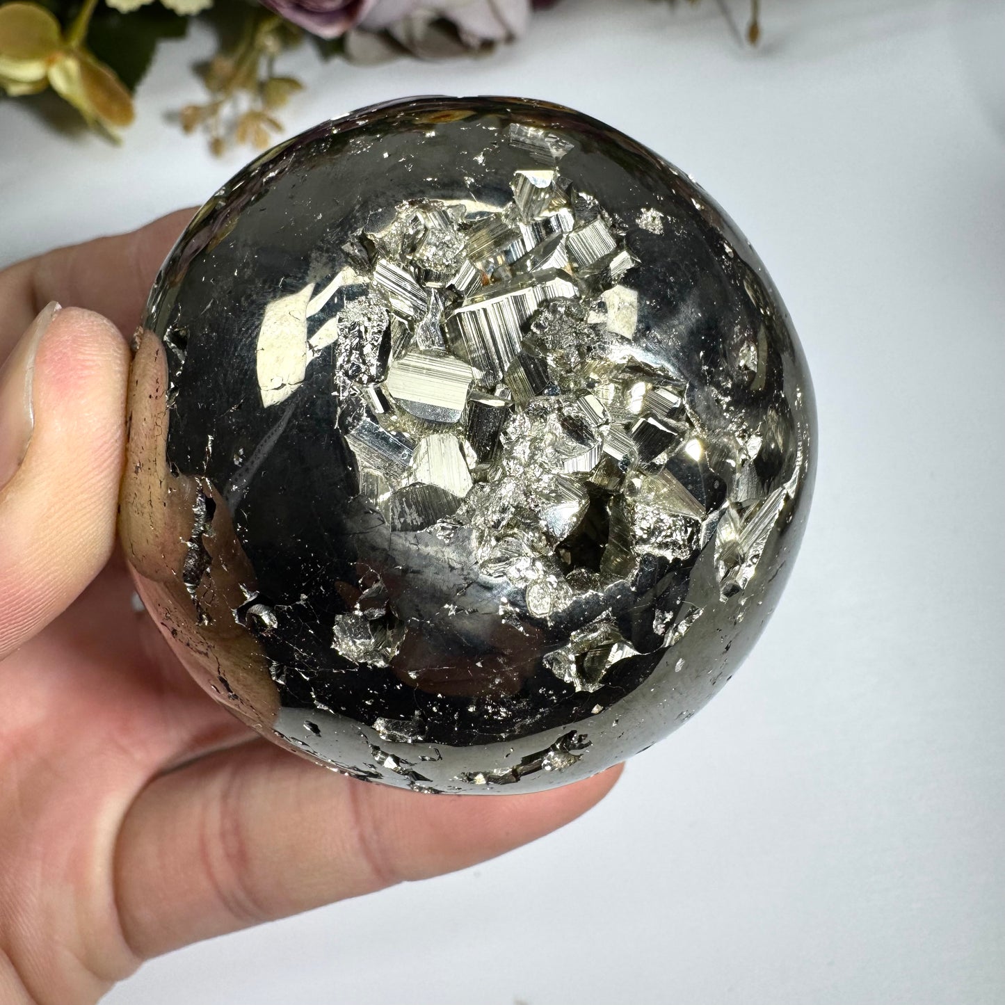 Pyrite sphere