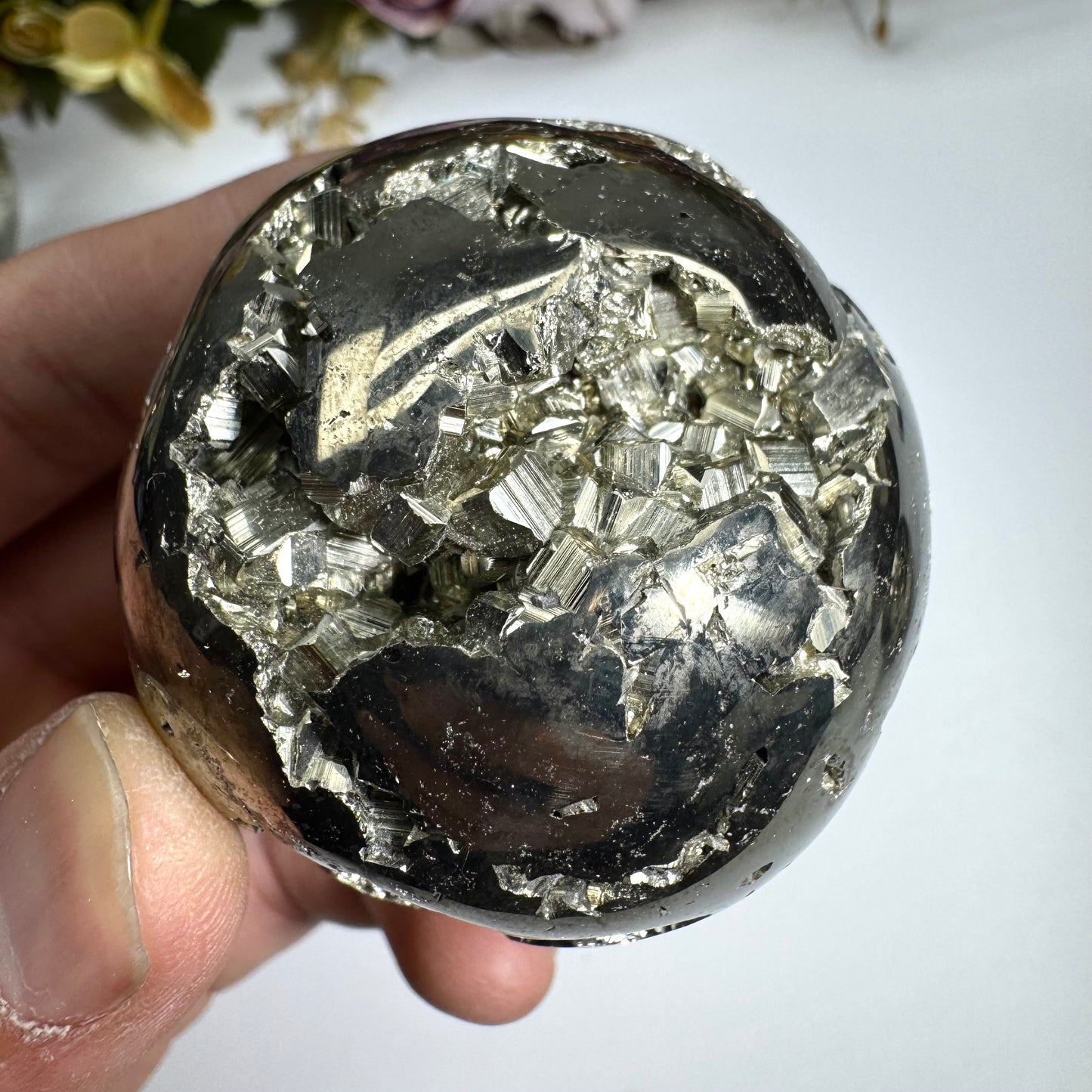 Pyrite sphere