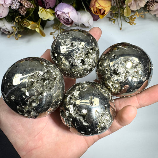 Pyrite sphere