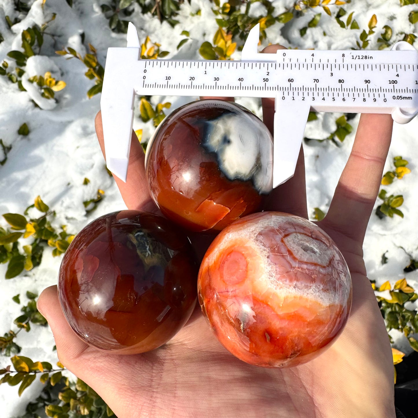 Red Carnelian Sphere
