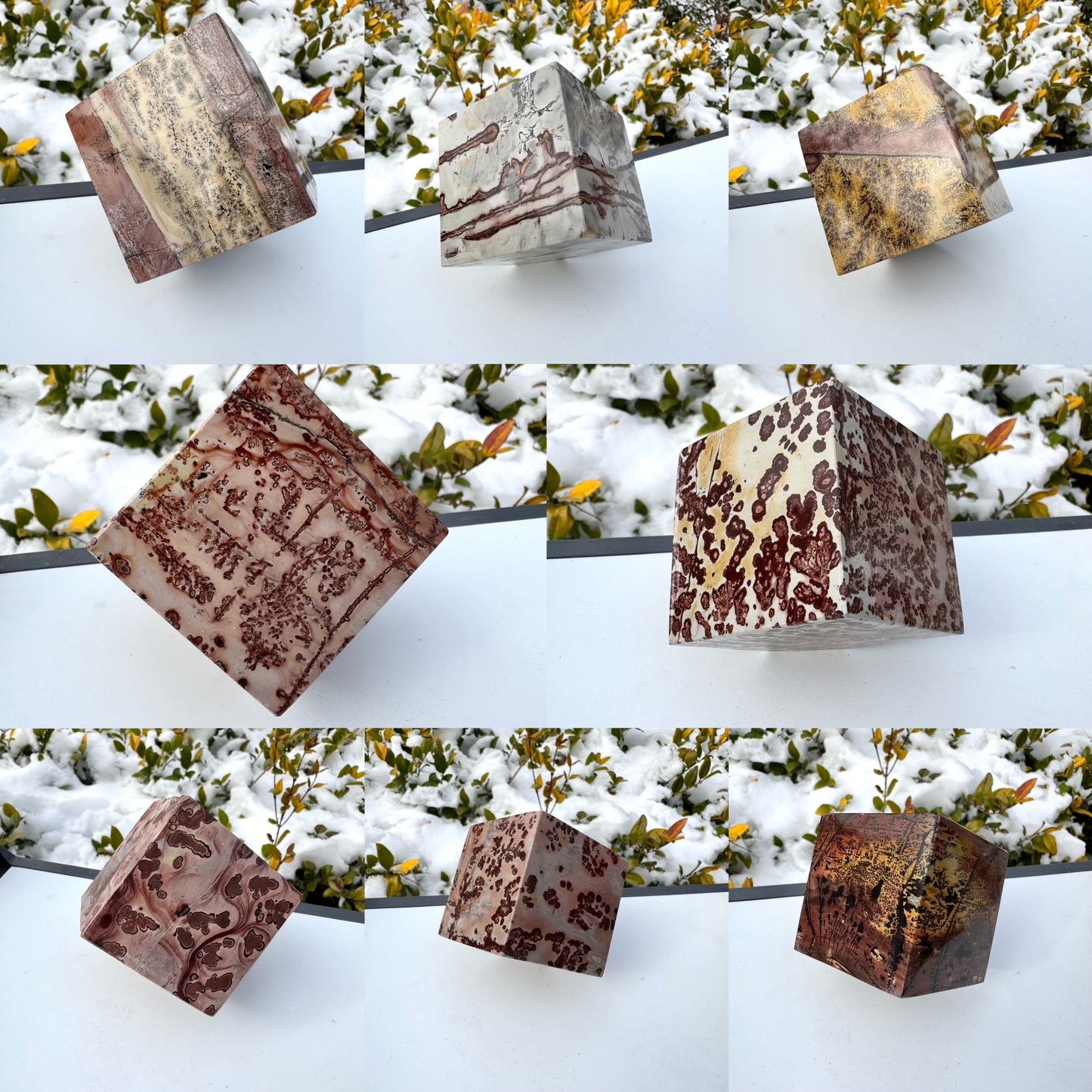 Picture Jasper Cube
