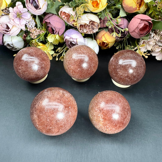 Strawberry Quartz Sphere