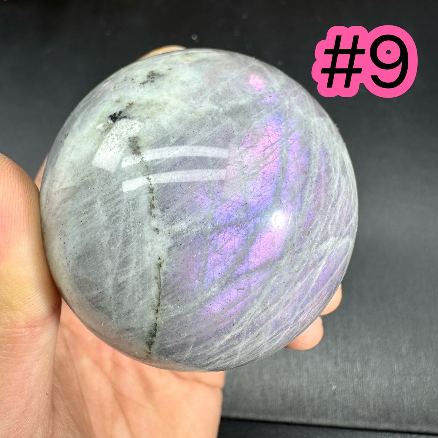 Purple Flash Labardorite Sphere