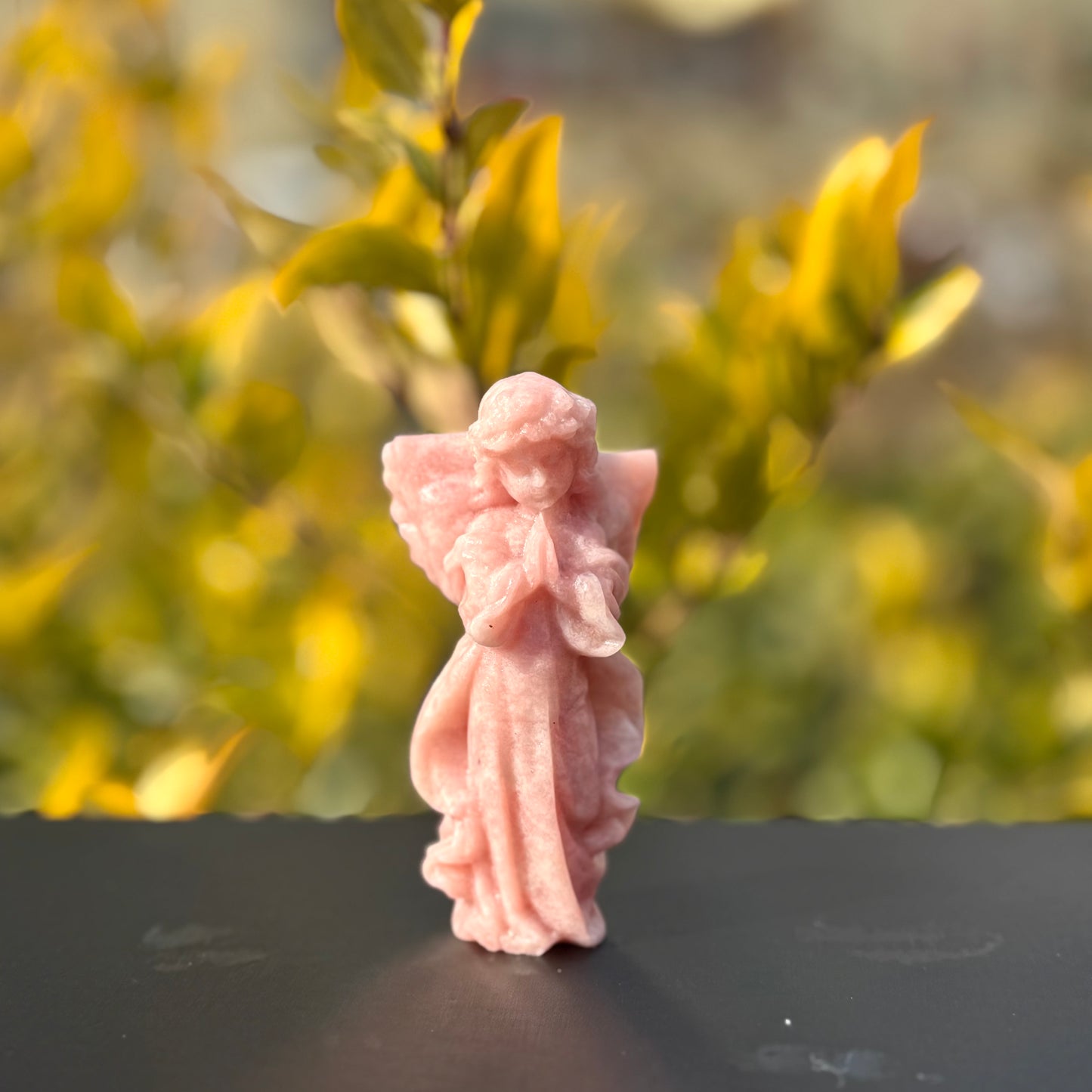 Pink Opal Carving