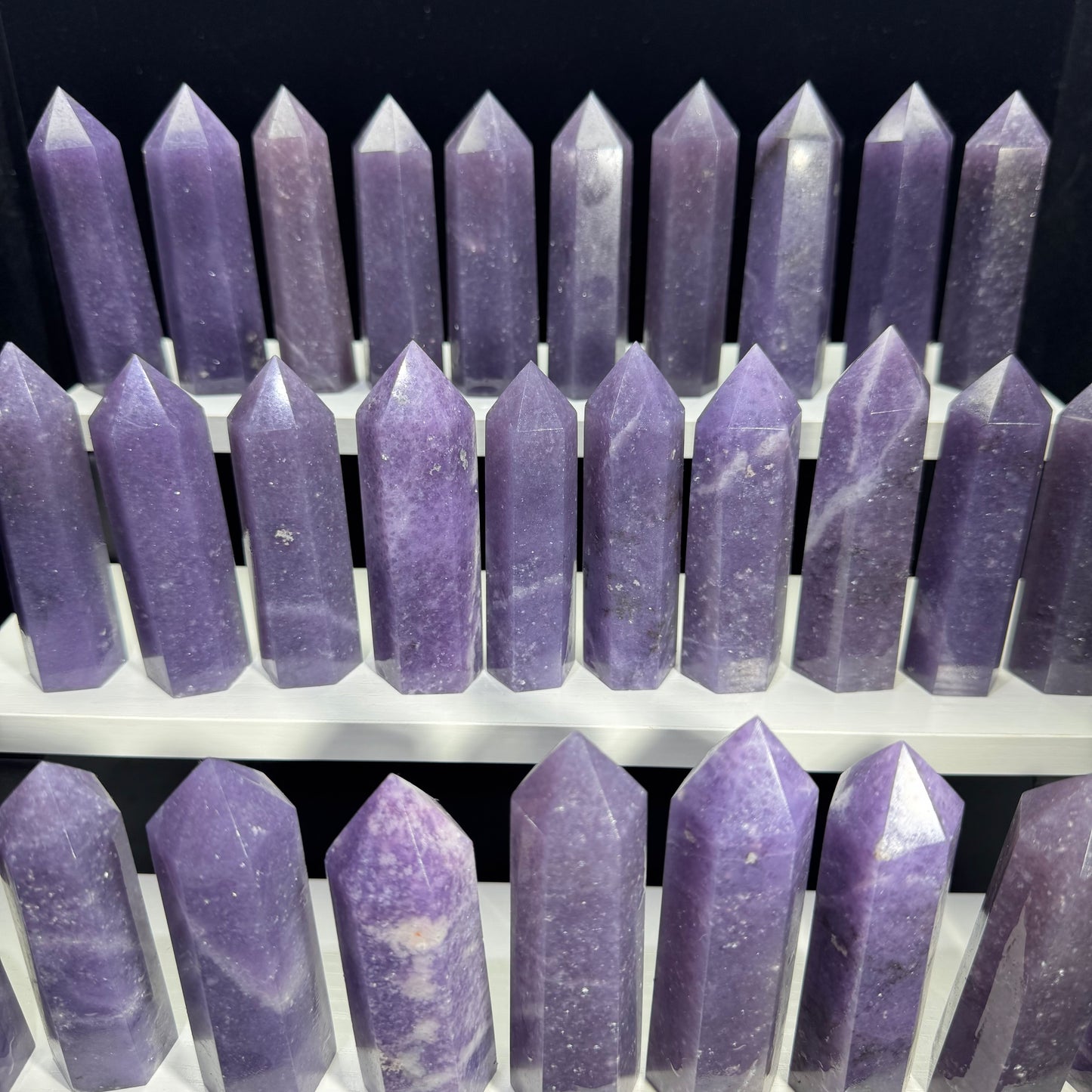 Natural Lepidolite Points