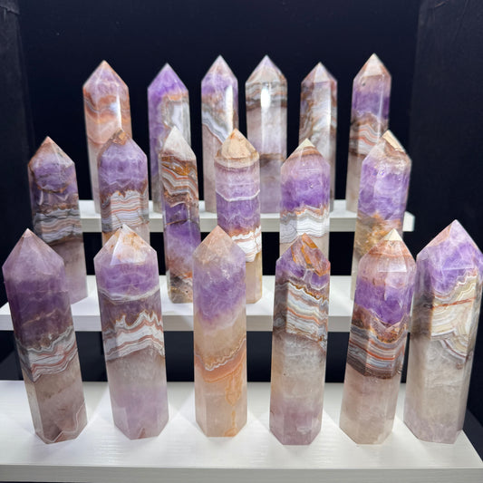 High Quality Amethyst Agate Tower