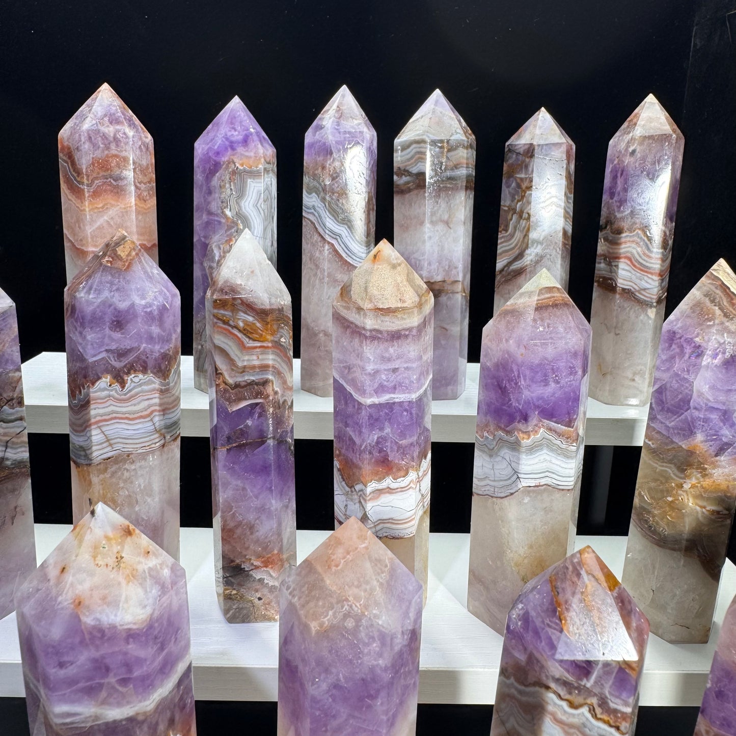 High Quality Amethyst Agate Tower