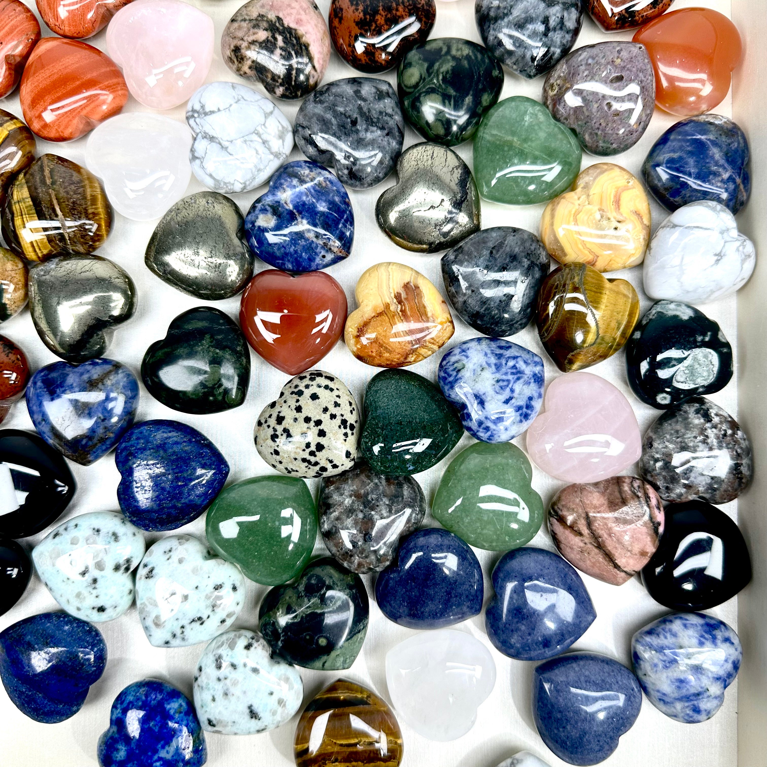 3cm Mixed Crystal Heart – Alan Crystal Store