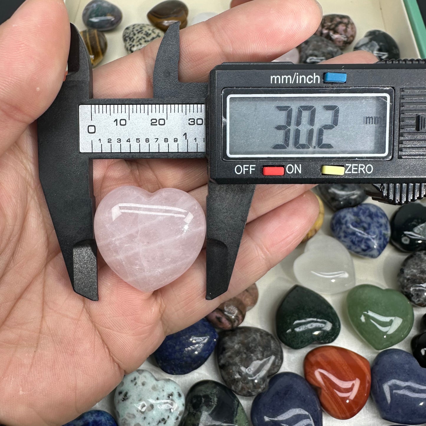 3cm Mixed Crystal Heart