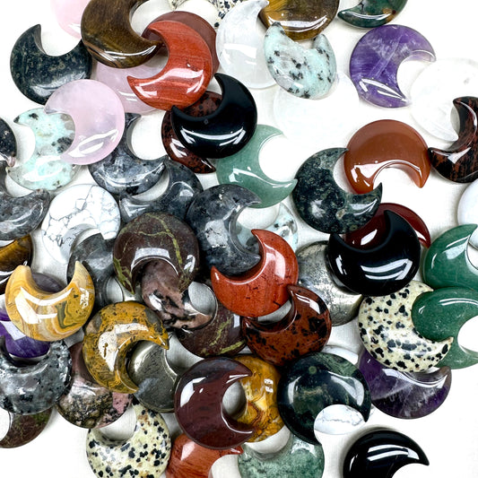 3cm Mixed Crystal Moon