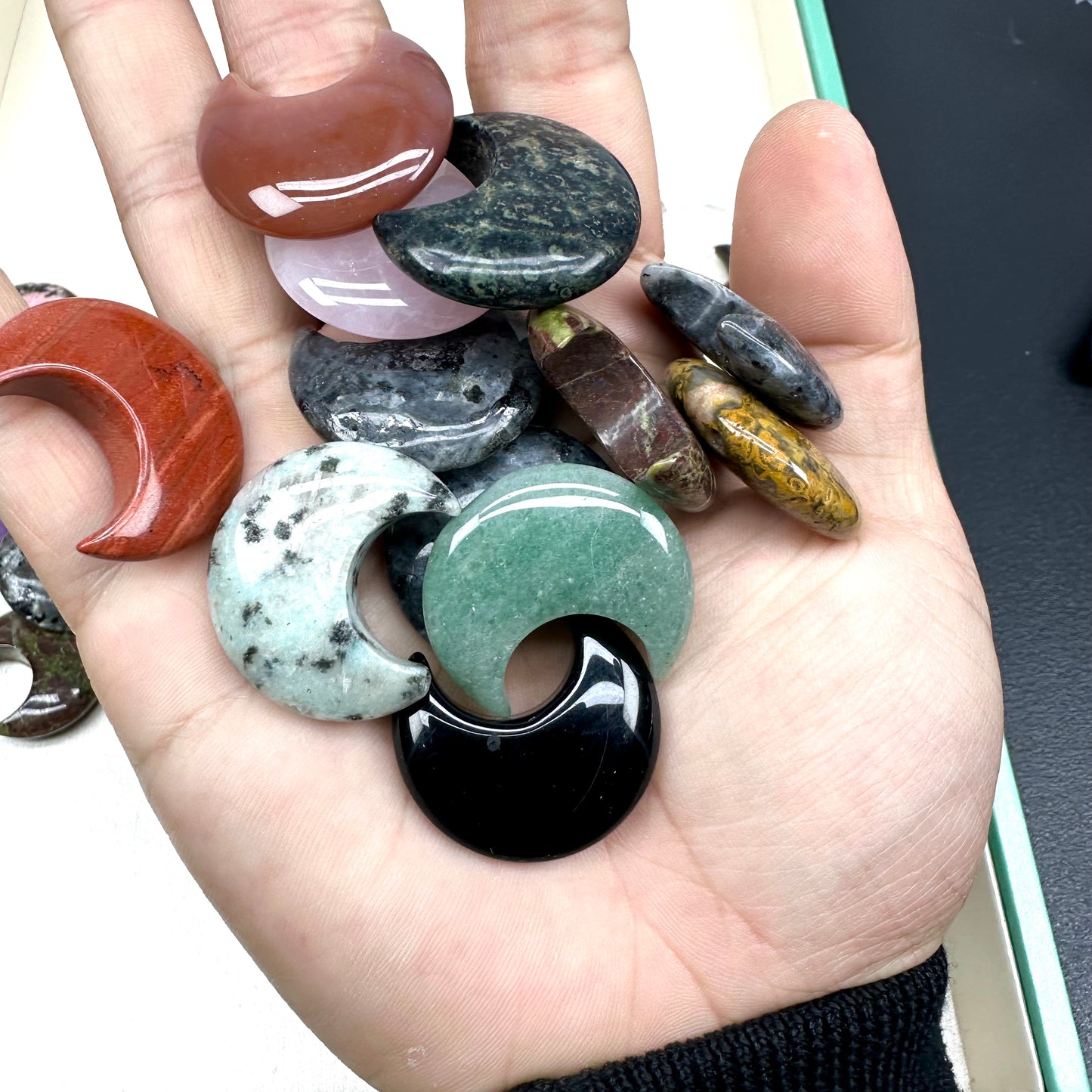 3cm Mixed Crystal Moon