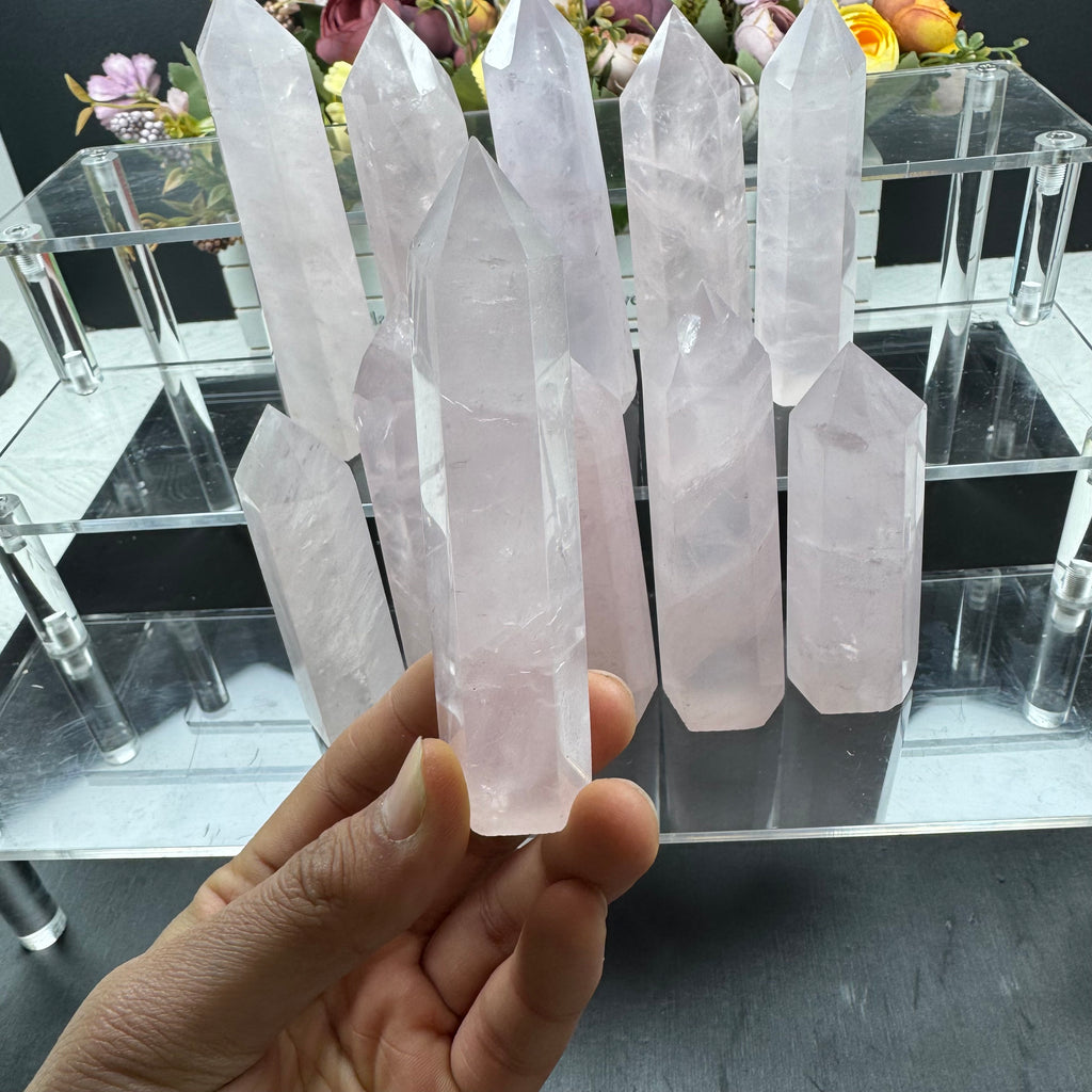 Rose Quartz Small Tower