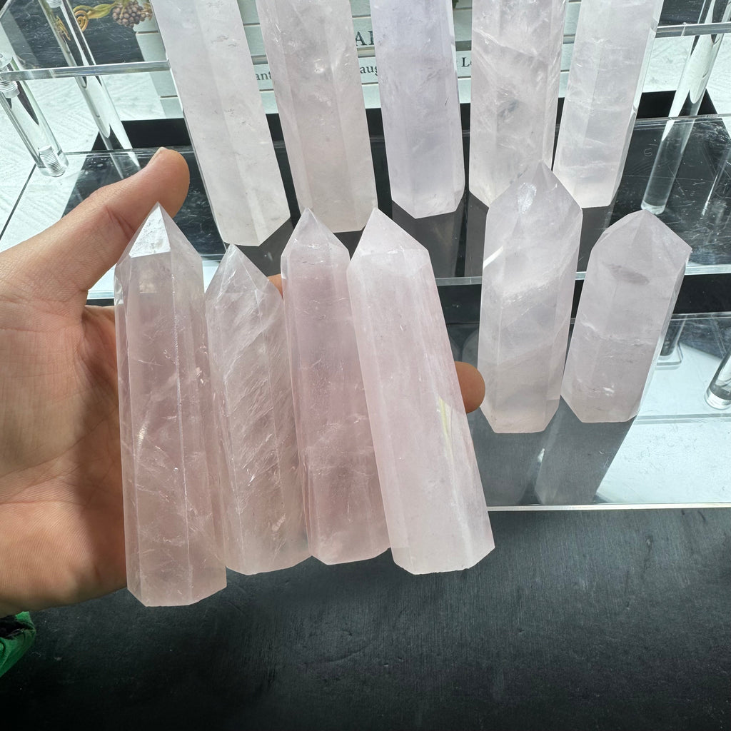 Rose Quartz Small Tower