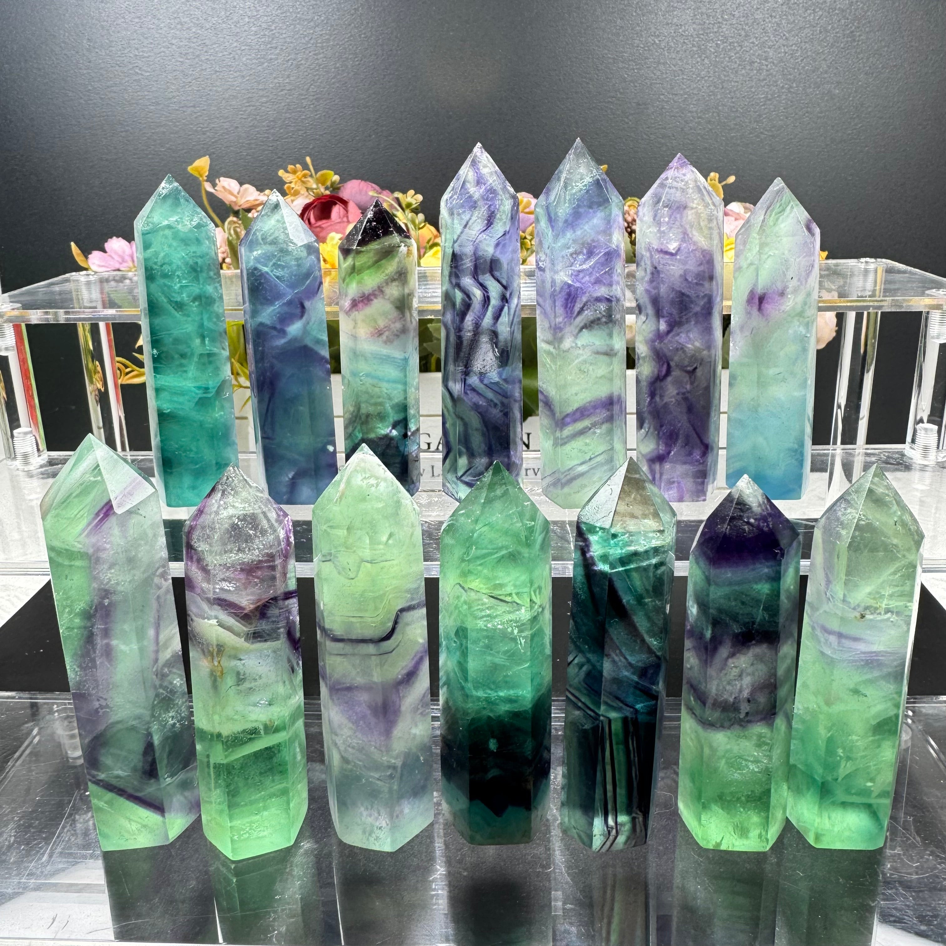 Rainbow Fluoite Small Tower