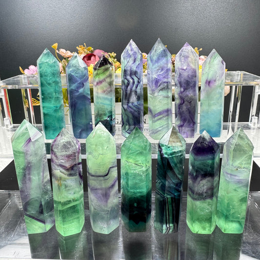 Rainbow Fluoite Small Tower