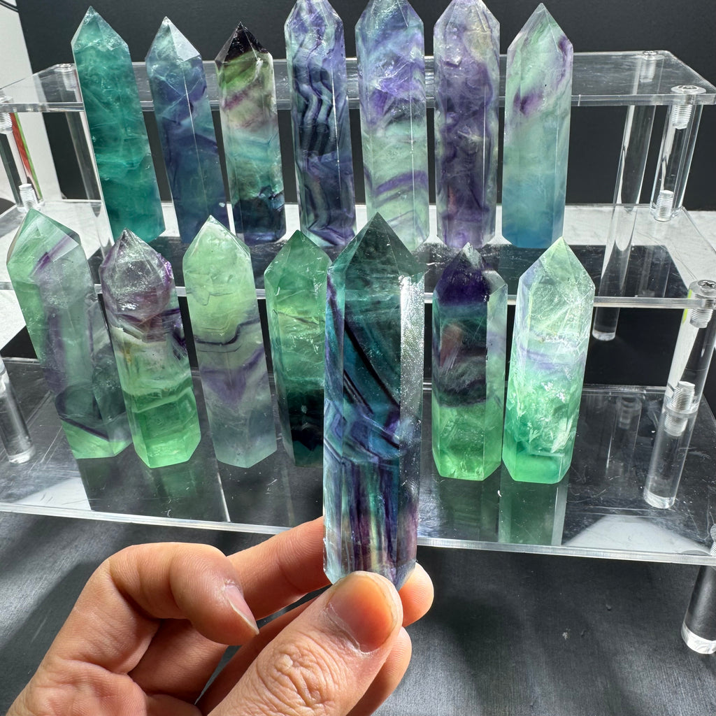 Rainbow Fluoite Small Tower