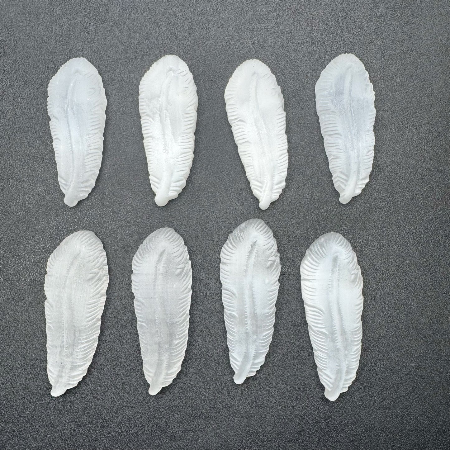 Selenite Feather Carving