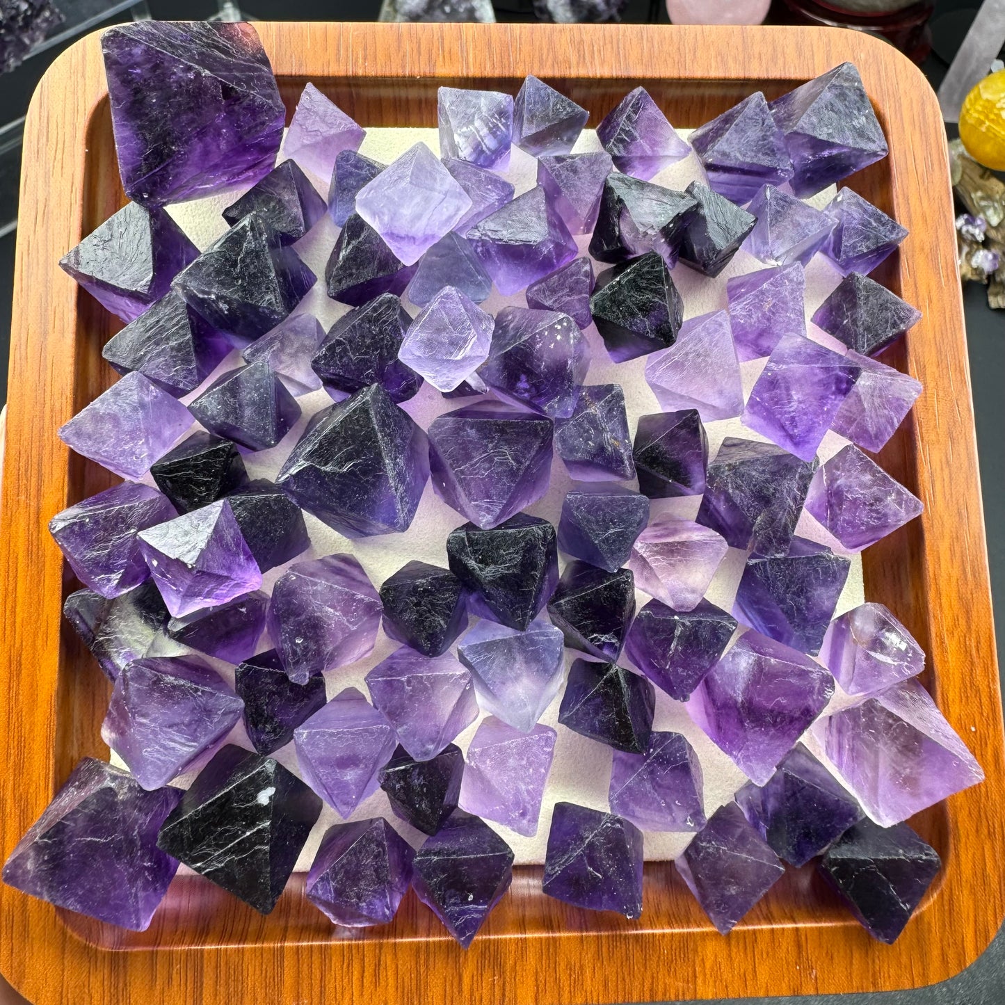 Purple Fluorite Octahedron