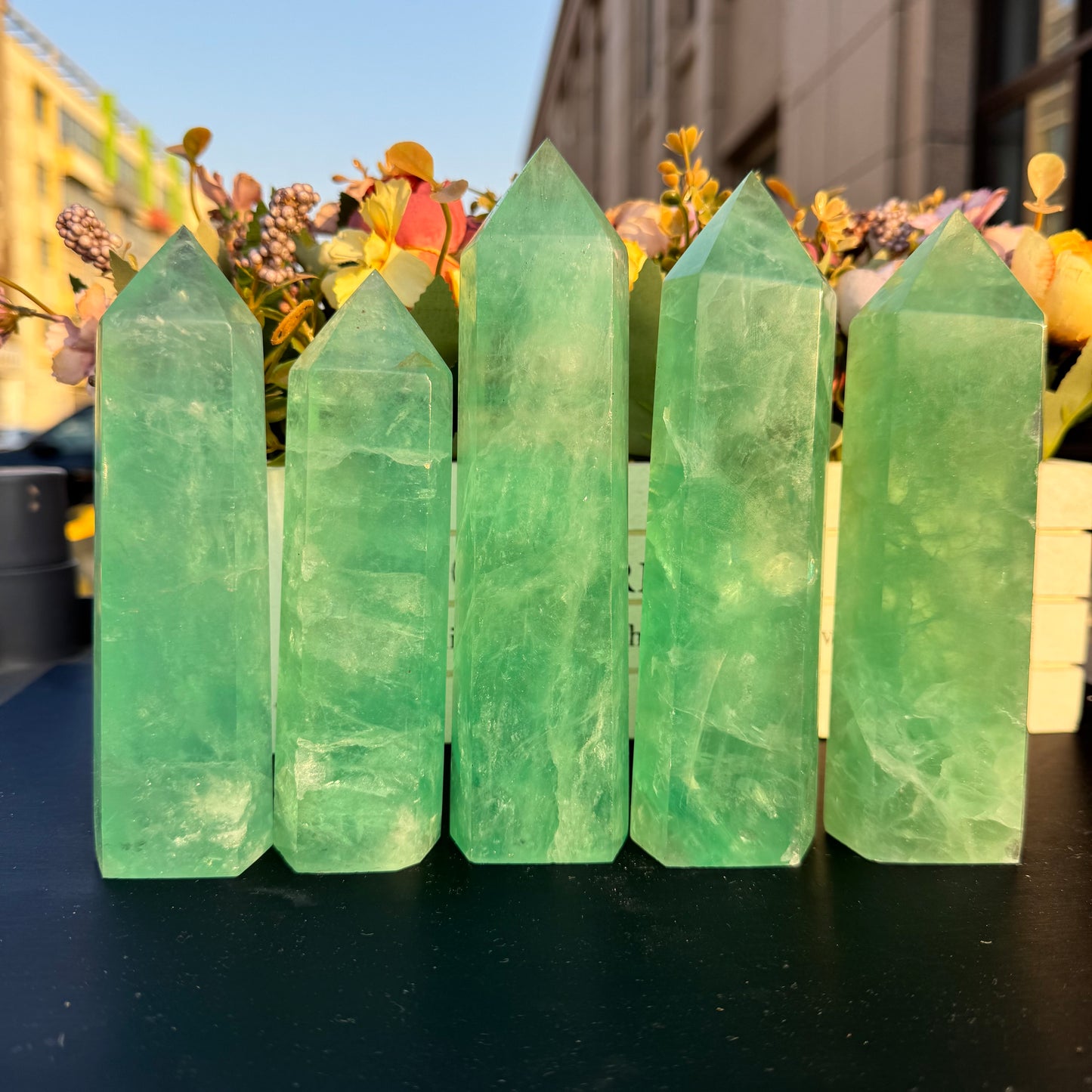 Green Fluorite Tower