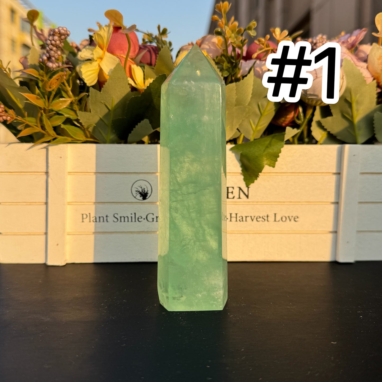 Green Fluorite Tower
