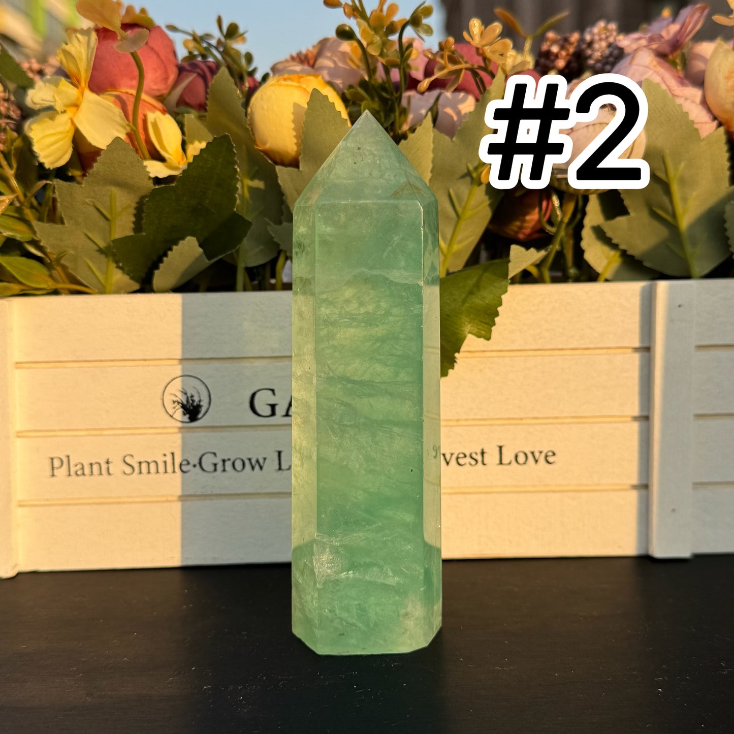 Green Fluorite Tower