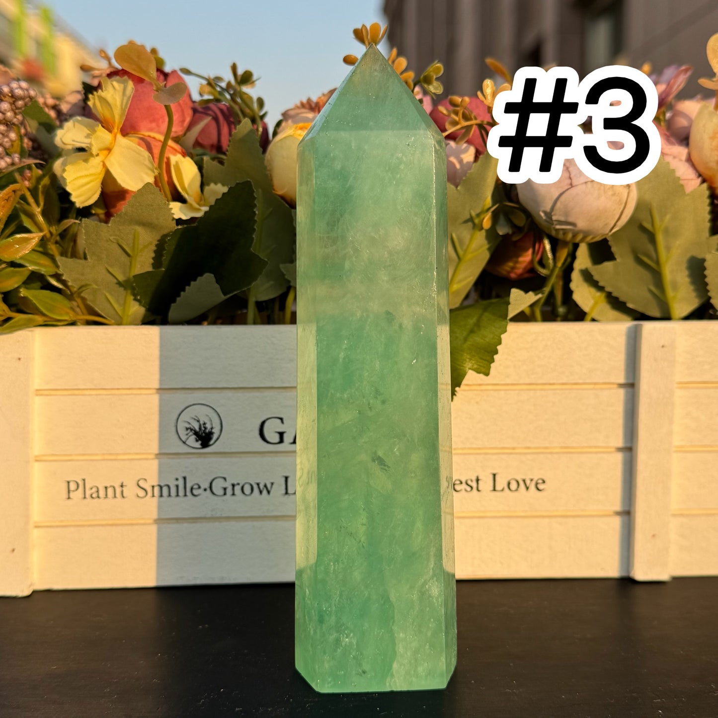 Green Fluorite Tower