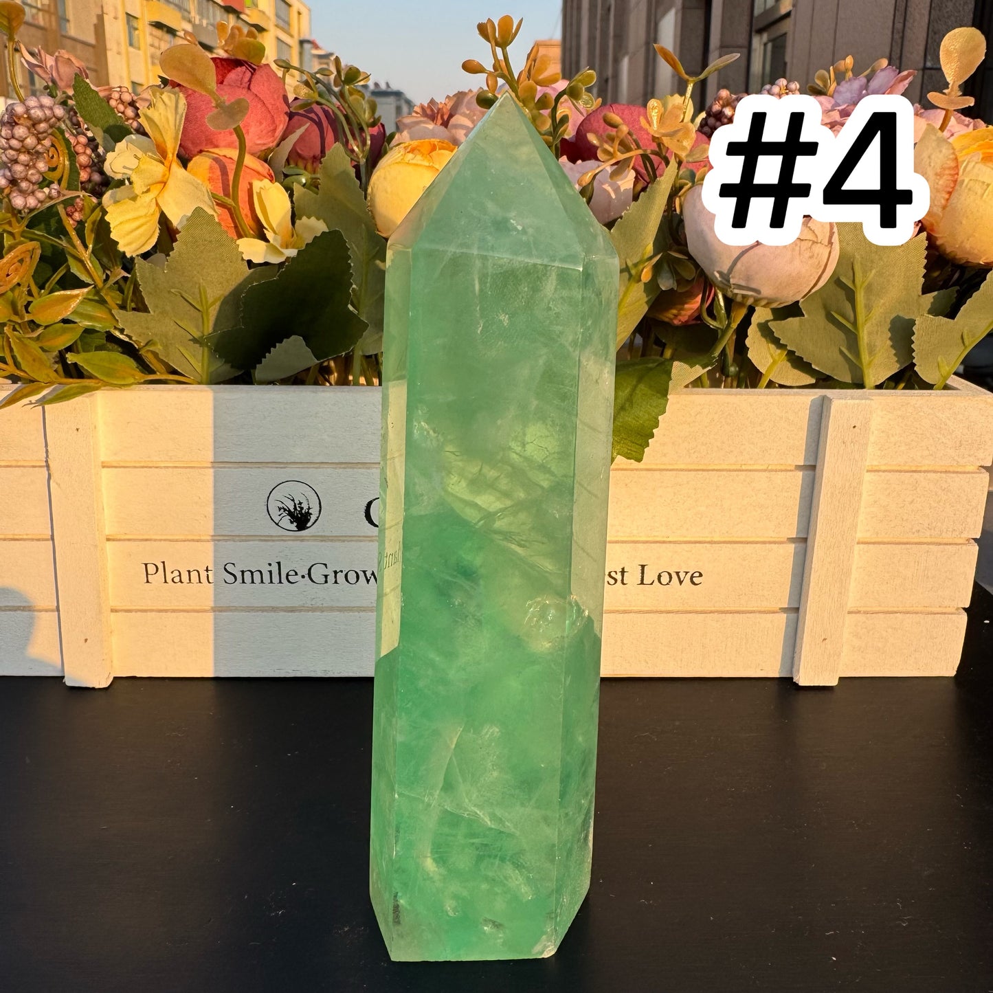 Green Fluorite Tower